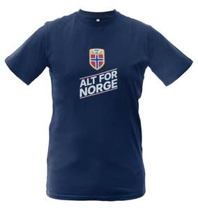 Magic Store Alt for Norge - T-skjorte til voksne Blå, str. M