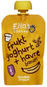 Ella's Kitchen Fruktyoghurt havre og banan Fra 6 mnd
