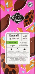 Kolonihagen Økologisk melkesjokolade med karamell og havsalt