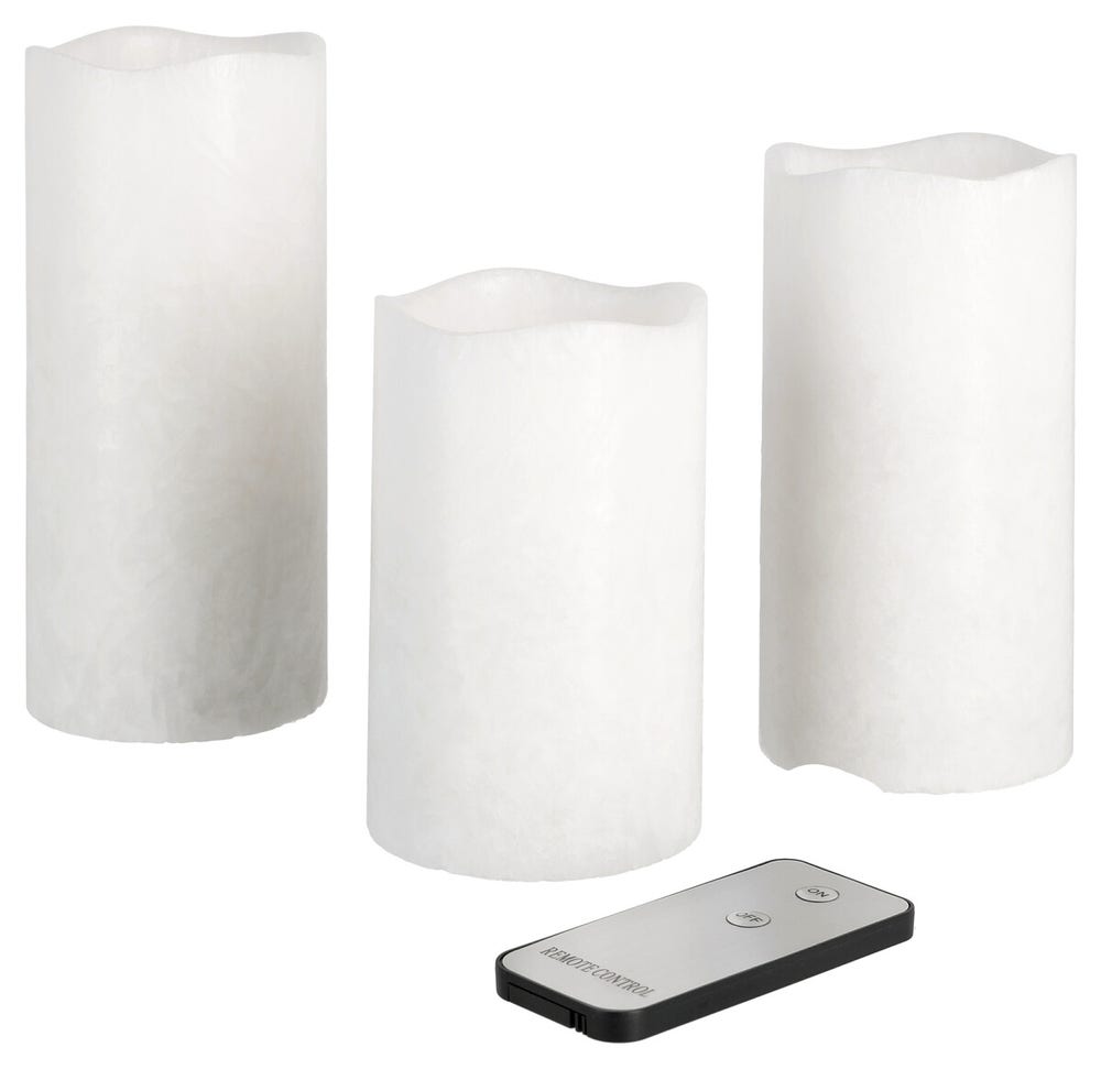 Clas Ohlson LED-kubbelys med fjernkontroll