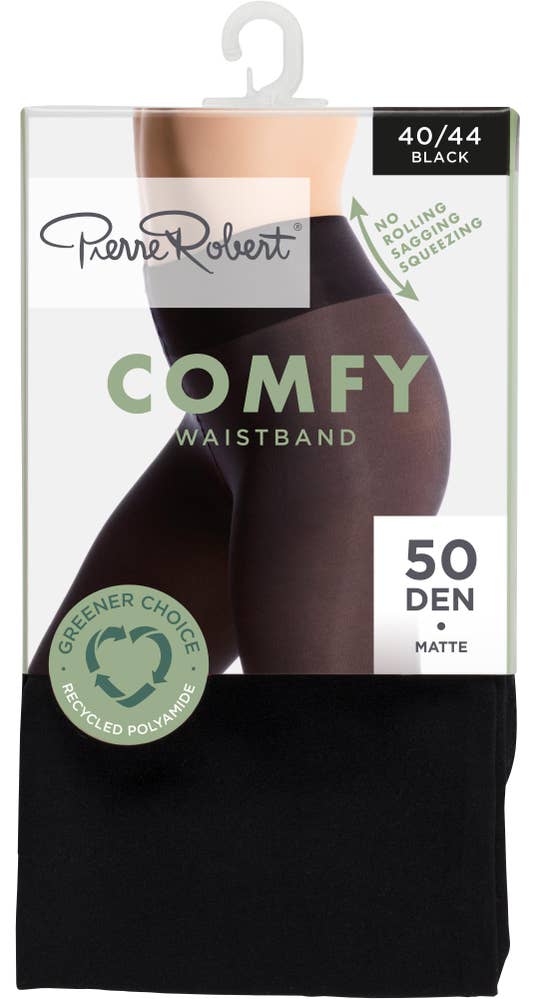Pierre-Robert¤PR Strømpebukse Comfy 50 DEN Black, str. 40-44