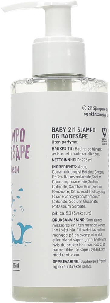 R 2i1 Sjampo og badesåpe