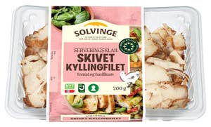 Solvinge Skivet kyllingfilet Tomat og basilikum