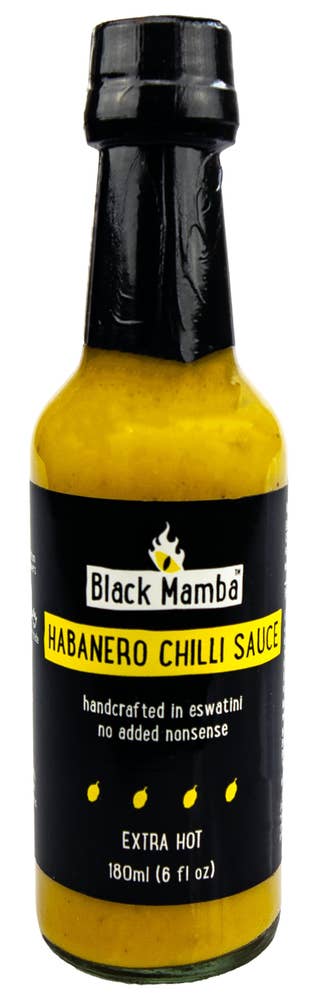 Black Mamba Habanero Chili Sauce Extra Hot
