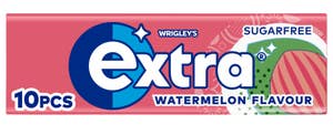 Extra Vannmelon Smak Sukkerfri 10 stk