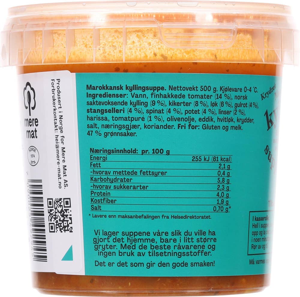 Mere Mat Marokkansk kyllingsuppe