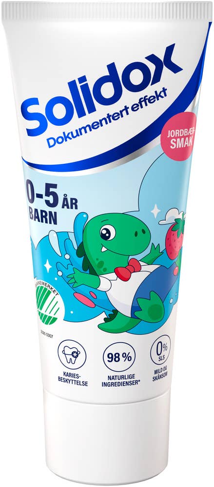 Solidox Barnetannkrem Assortert design og smak Fra 0-5år