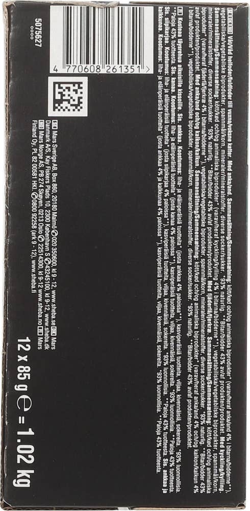 Sheba Selection med fjærkre 12 x 85g