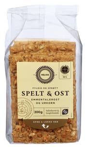 Helios Økologisk knekkebrød spelt & ost