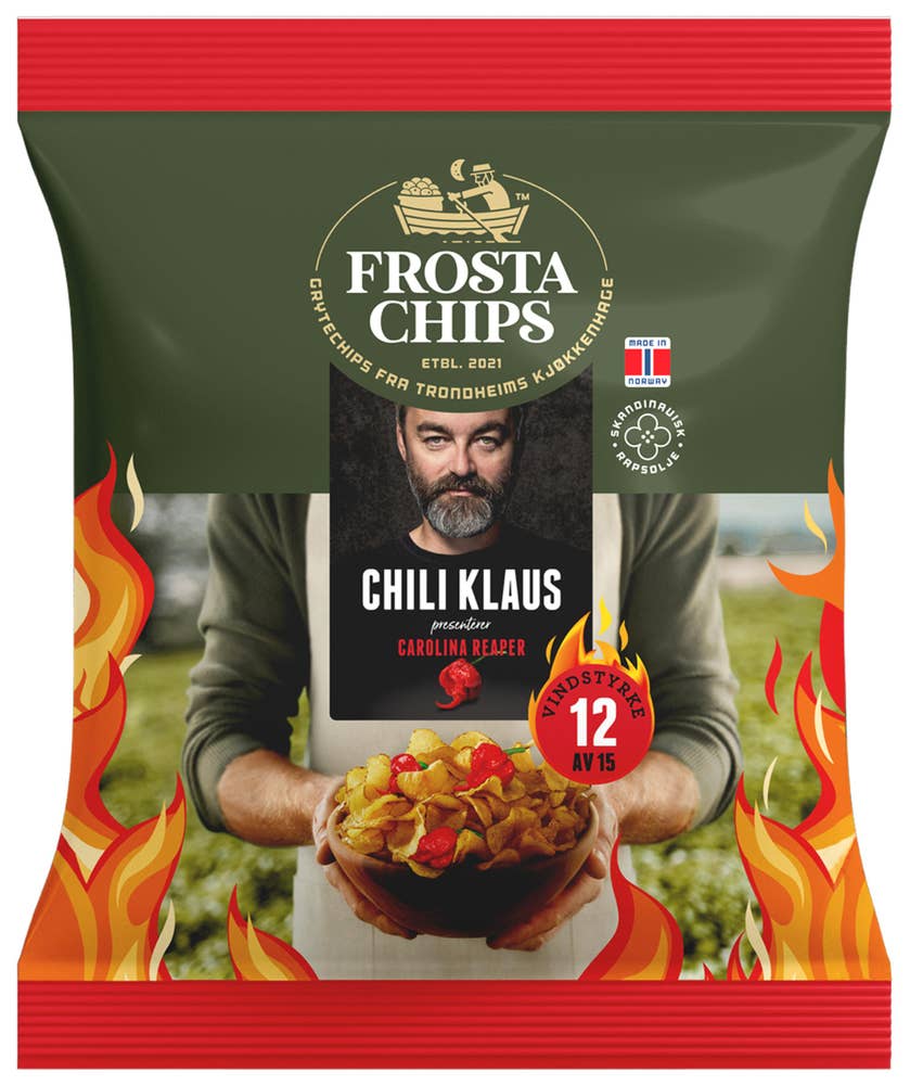 FrostaChips Chili Klaus Carolina Reaper Minibag