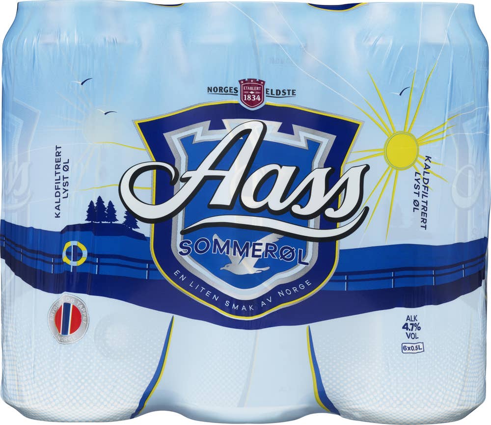 Aass-Bryggeri Sommerøl 6 x 0,5L