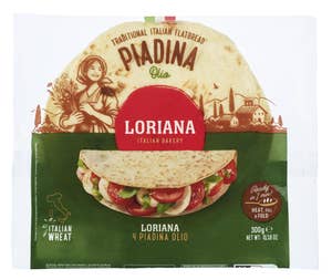 Loriana La Piadina flatbrød med olivenolje