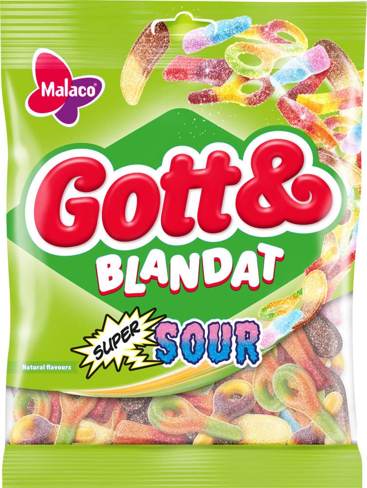 Godt & blandet Supersur 170 g