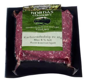 Nordås Gårdskjøtt Karbonadedeig av elg Fryst