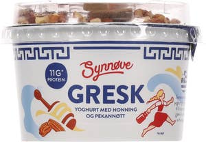 Synnøve Gresk Gresk yoghurt Pekan og honning