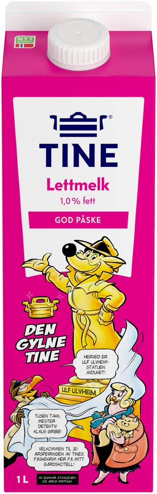 Tine Lettmelk 1% fett