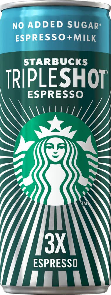 Starbucks Tripleshot 3x espresso Uten tilsatt sukker