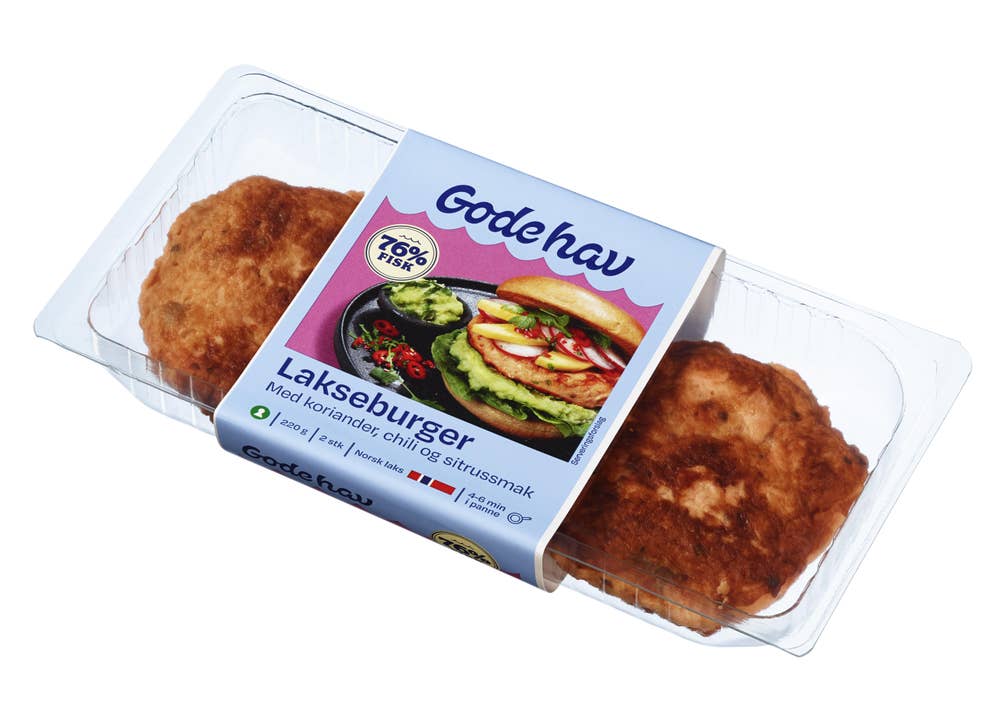 Gode Hav Lakseburger 2stk