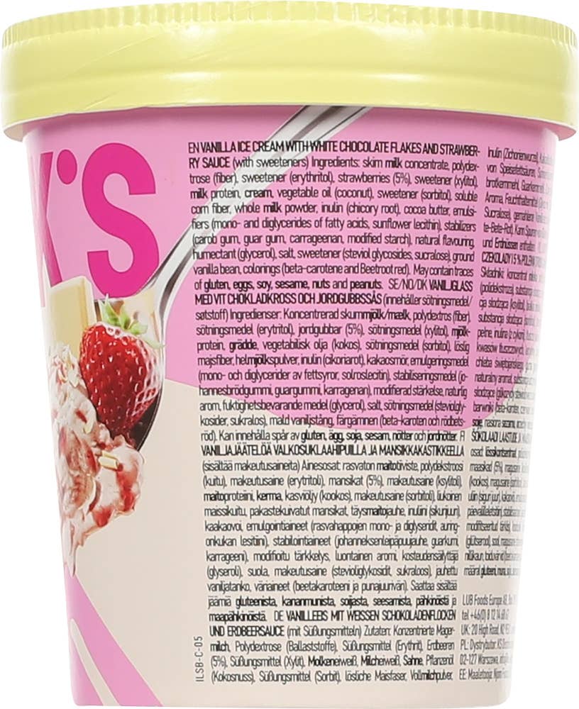 Nick´s Strawberry white chocolate