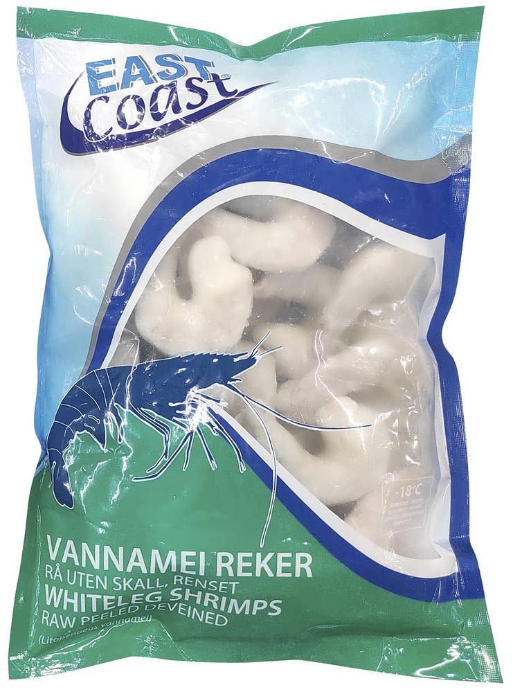 East Coast Ekstra store rå scampi Str 8/12
