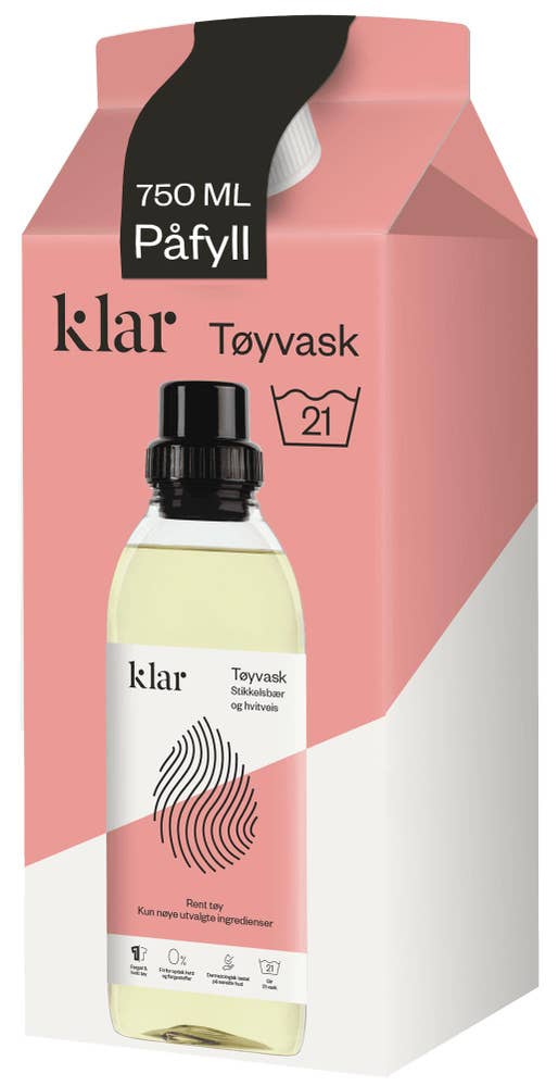 Klar Tøyvask Flytende Refill