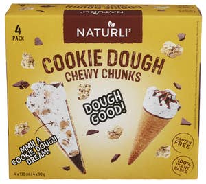Naturli' Krone-is cookie dough 4-pk