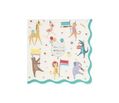 Sprell Servietter Dyreparade 16 stk