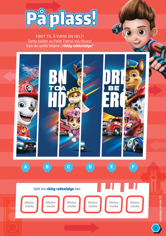 ARK Aktivitetsbok Paw Patrol Med klistremerker