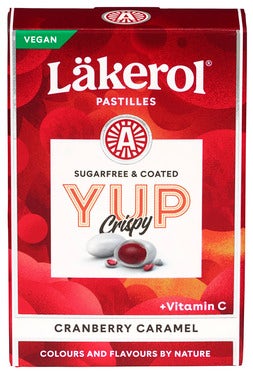 Läkerol Yup Crispy Cranberry