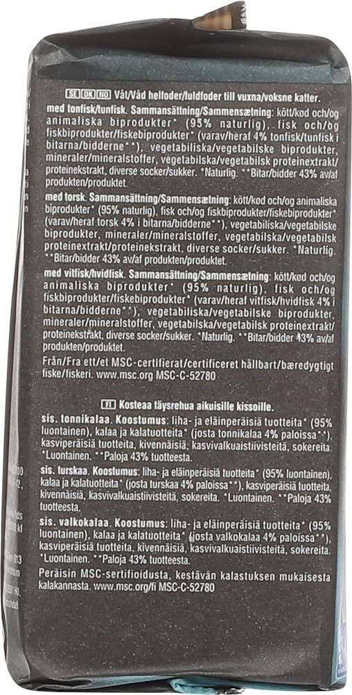 Sheba Fresh & Fine fisk Tunfisk, torsk og hvit fisk