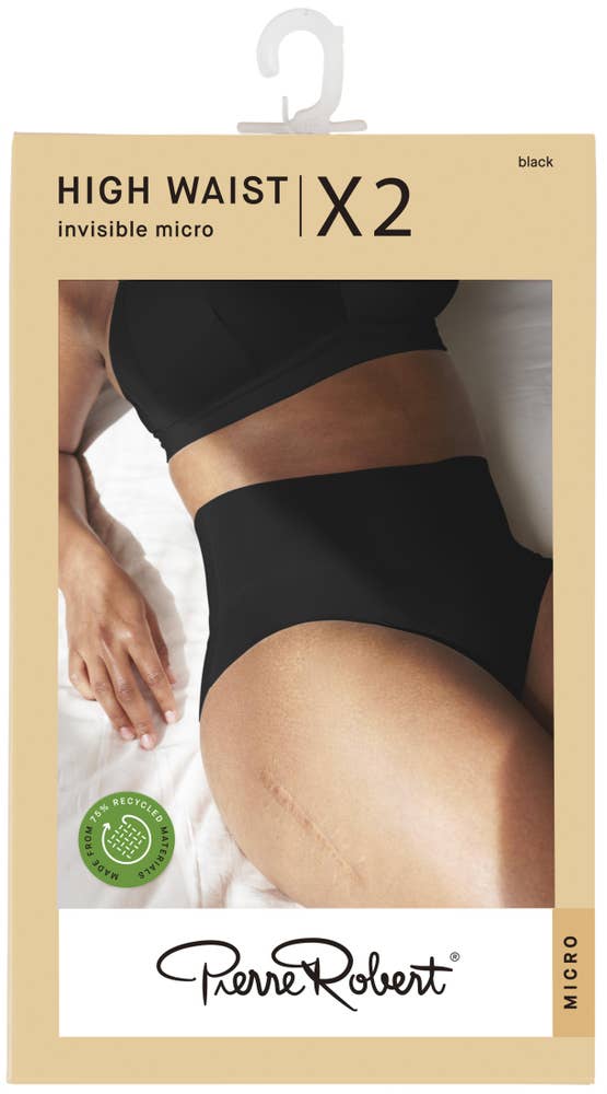 Pierre Robert High Waist Mikro Sort, str. M