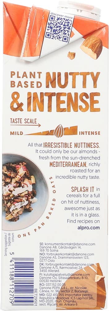 Alpro Usøtet mandeldrikk