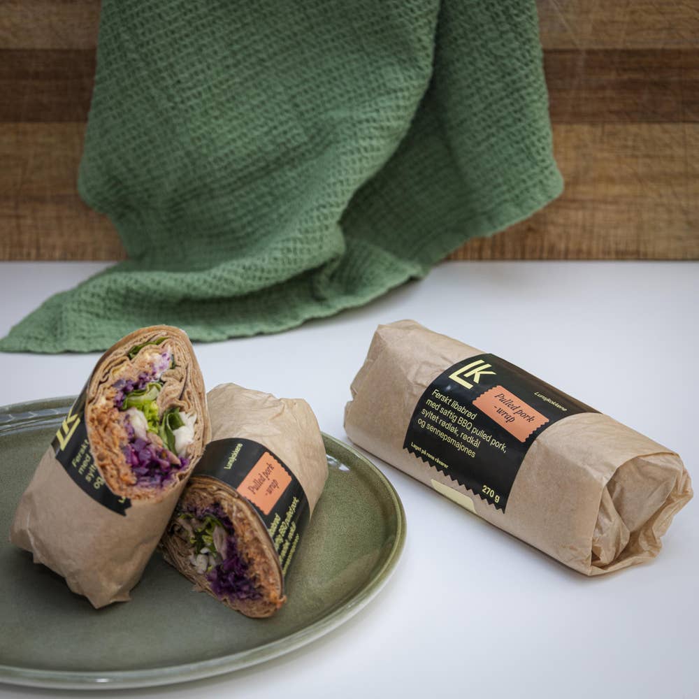 Kreativ Catering Wrap med pulled pork