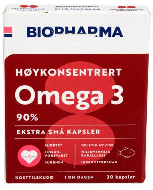 Biopharma Omega 3 Høykonsentrat