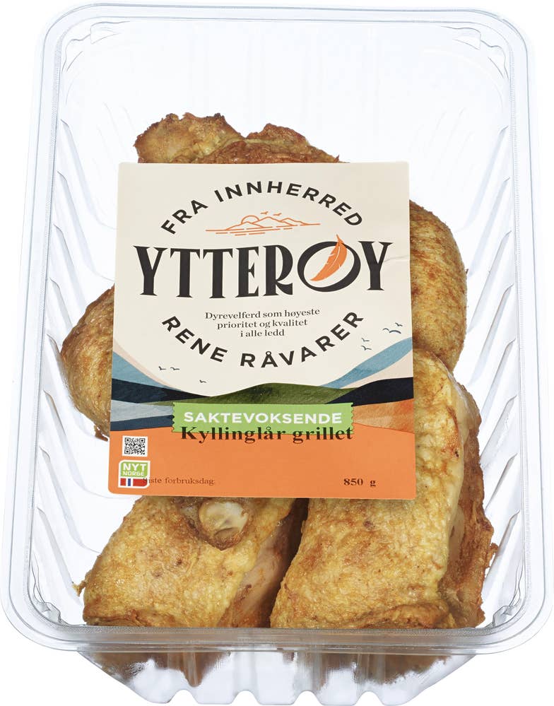 Ytterøy Kyllinglår grillet Saktevoksende kylling