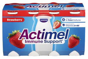 ACTIMEL Drikkeyoghurt jordbær 8x100 g
