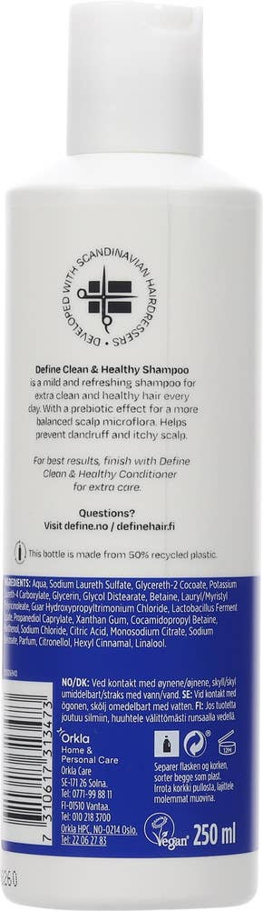 Define Clean & Healthy Shampoo