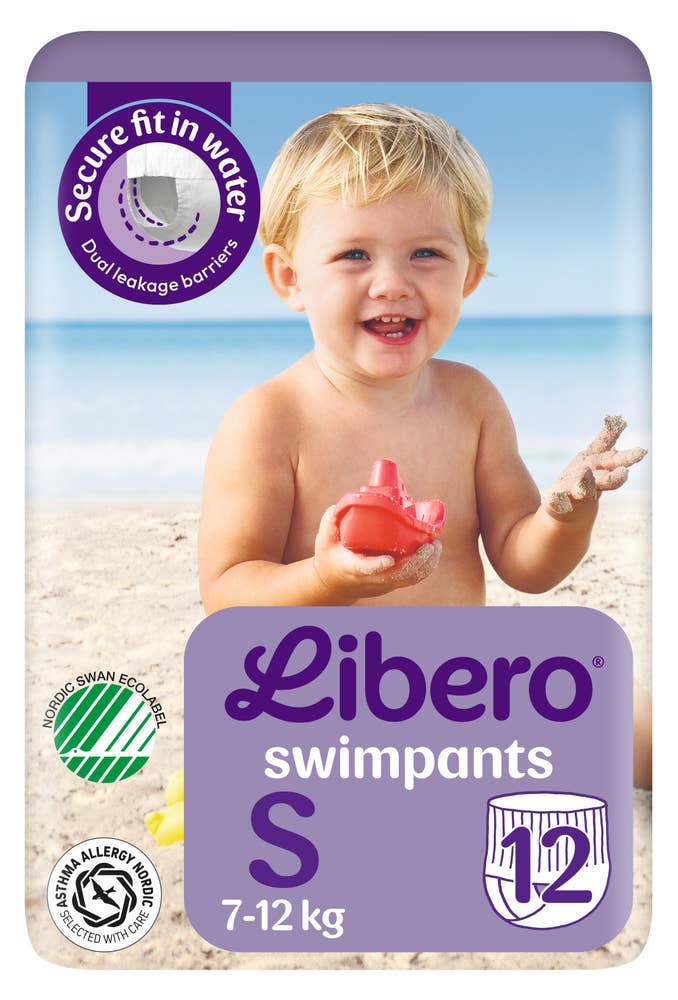 Libero Svømmebleier Str. S, 7-12kg