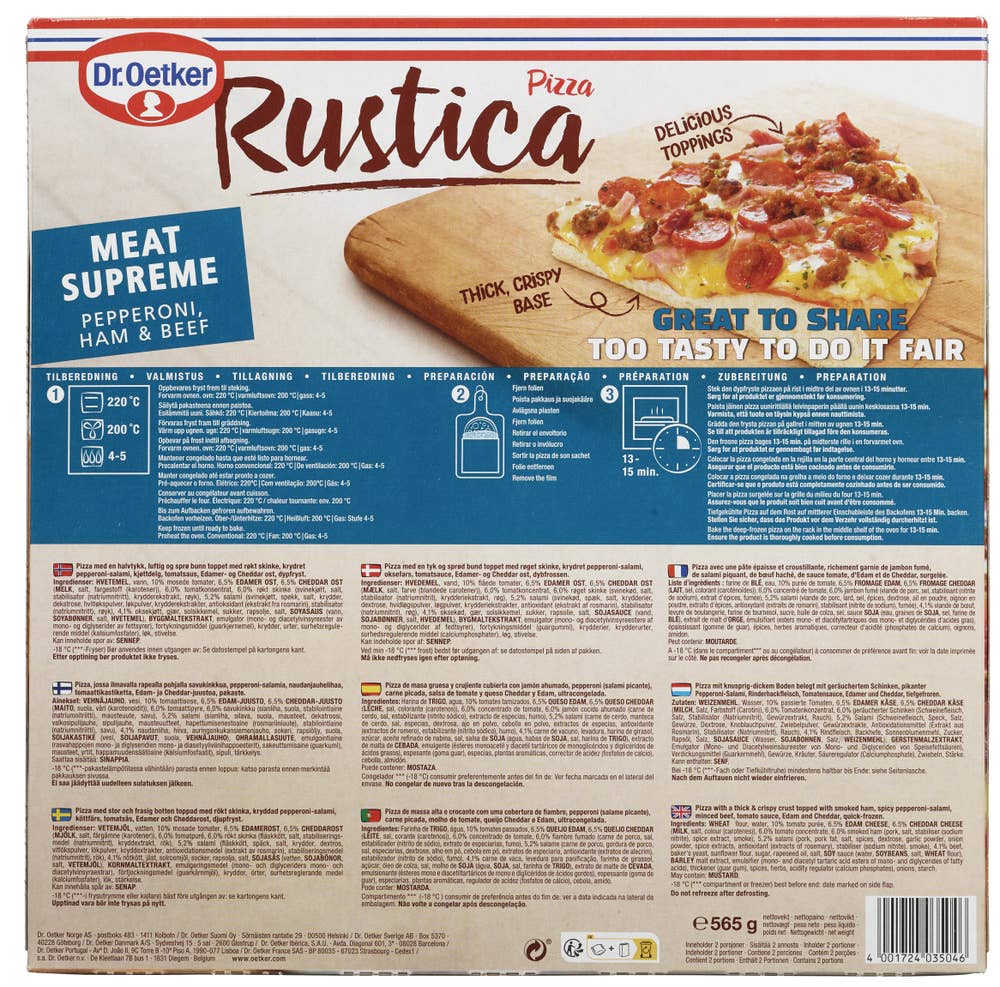 Dr Oetker Rustica Meat Supreme