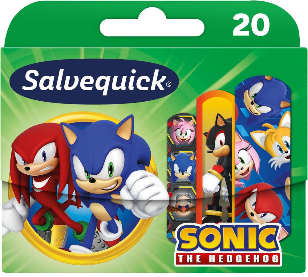 Salvequick Sonic-plaster 20 stk