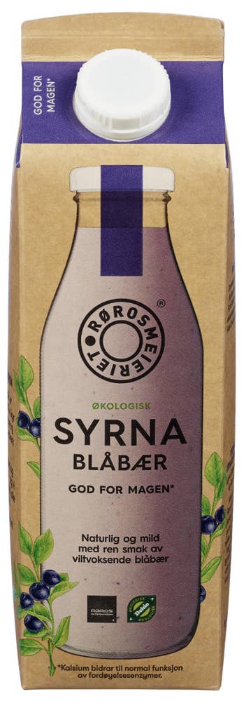 Rørosmeieriet Økologisk Syrna blå Fettfri