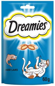 Dreamies Kattesnacks med laks