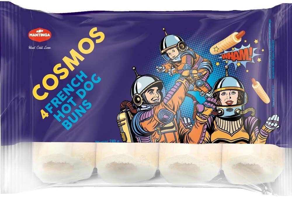 Mantinga Franske hotdogbrød 4 stk