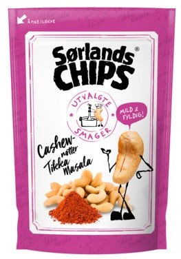Sørlandschips Cashew Tikka Masala