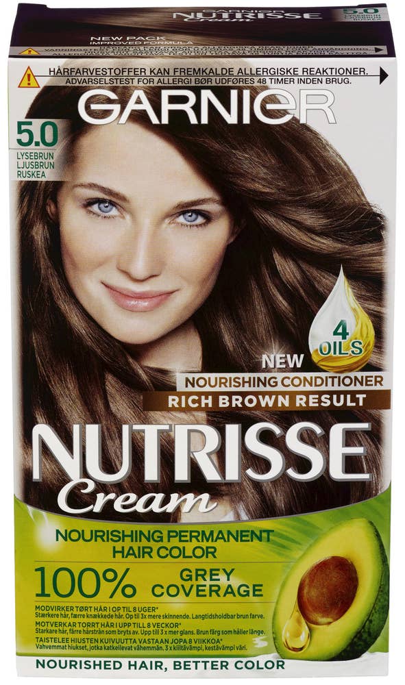 Garnier Nutrisse lysebrun 5.0