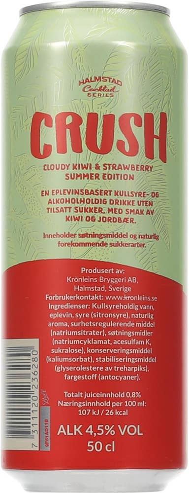 Halmstad Crush kiwi & strawberry
