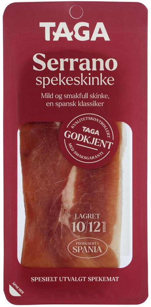 Taga Classic Serrano skinke Skivet