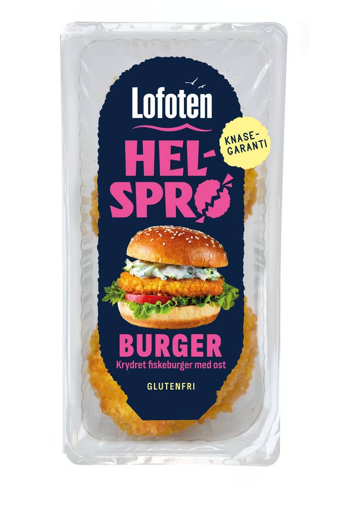 Lofoten Helsprø fiskeburger