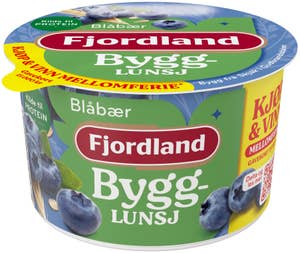 Fjordland Byggrynslunsj Med blåbær