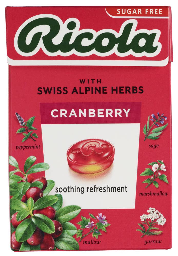 Ricola Cranberry sukkerfri